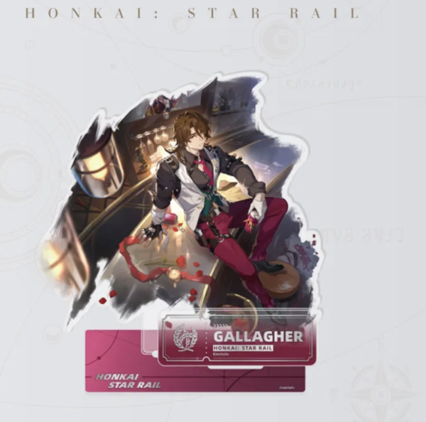 Figurine 2D Acrylique- Honkai: Star Rail - Série  Path of the Abundance - Gallagher 158x157mm