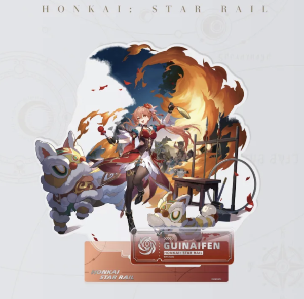 Figurine 2D Acrylique- Honkai: Star Rail - Série  Path of the Nihility - Guinaifen 184x189mm