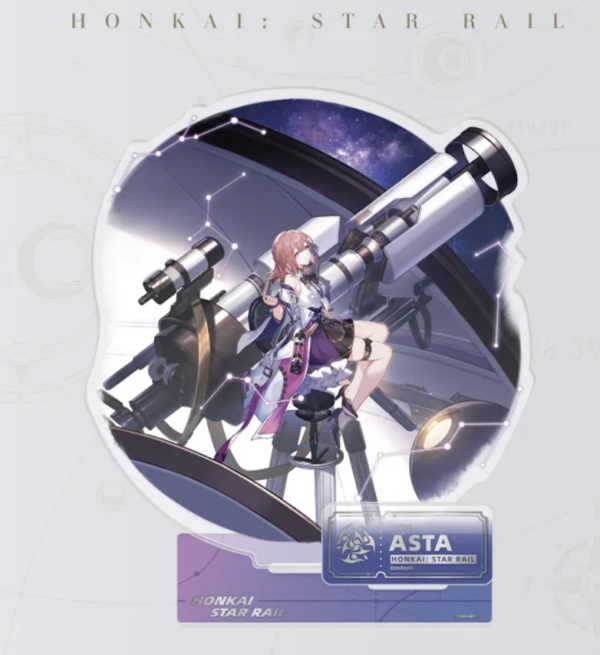 Figurine 2D Acrylique- Honkai: Star Rail - Série  Path of the Harmony - Asta 171x187mm