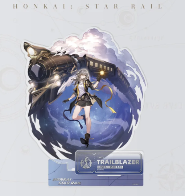 Figurine 2D Acrylique- Honkai: Star Rail - Série  Path of the Destruction -Trailblazer Female - Stelle  160x186mm