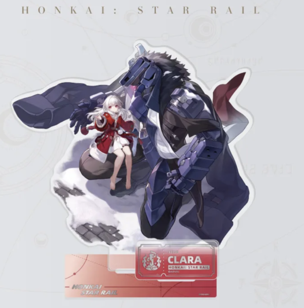 Figurine 2D Acrylique- Honkai: Star Rail - Série  Path of the Destruction - Clara 193x186mm