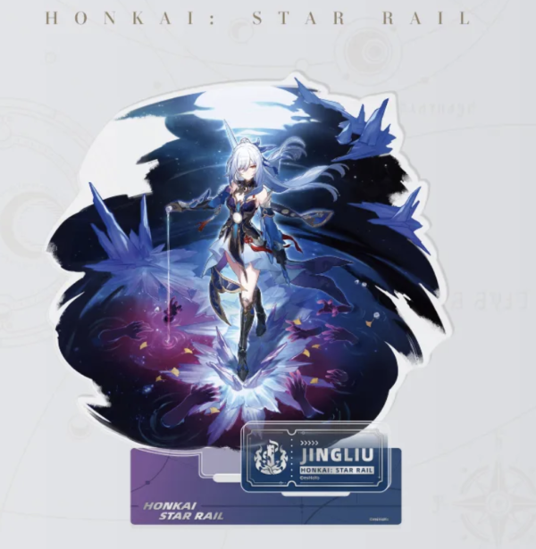 Figurine 2D Acrylique- Honkai: Star Rail - Série  Path of the Destruction - Jingliu 184x182mm