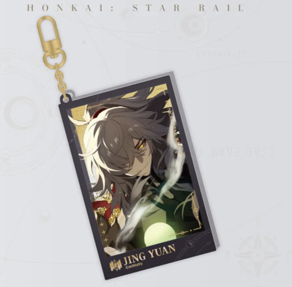 Strap Glitter Acrylic- Honkai: Star Rail- Countdown Departure - Jing Yuan