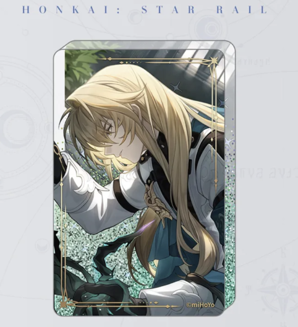 Glitter Acrylic Block - Honkai: Star Rail-  Echoes of the Coffin - Locha 5.5x8.5cm