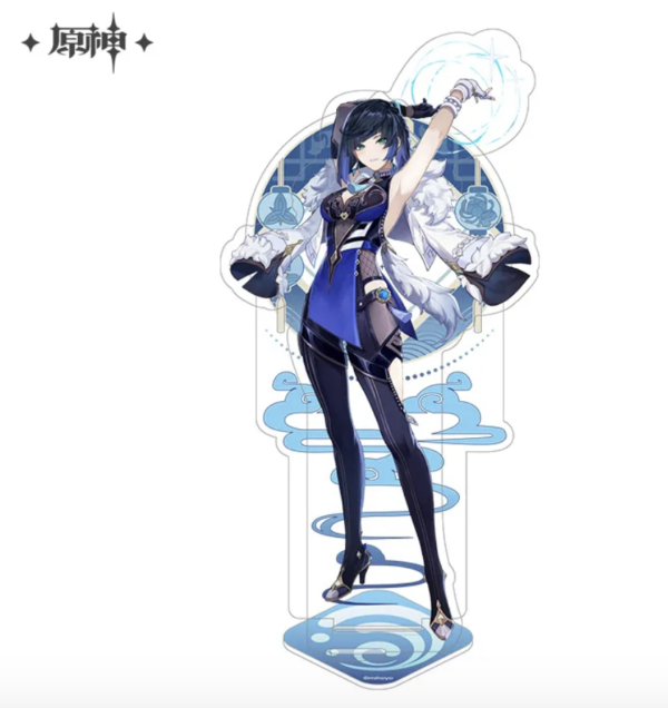 Figurine 2D Acrylique-Genshin Impact-Liyue Habor Series - Yelan 10x15.5cm