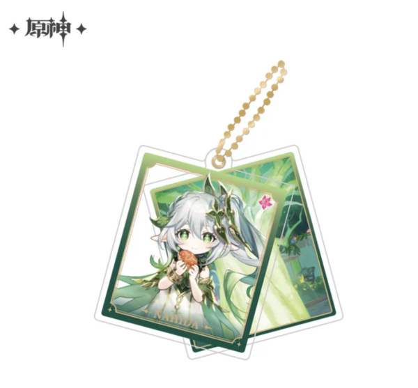 Double Pendentif en Acrylique-Genshin Impact-Themed Series- Nahida 54x67mm