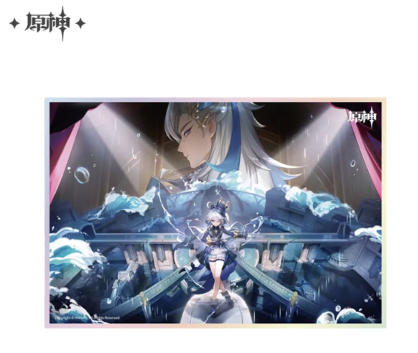 Poster Animé avec Bordure -Genshin Impact-Themed Series  21.6x14.6cm