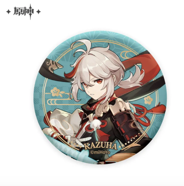 Badge avec personnage-Genshin Impact-Inazuma City Theme Series-Kaedehara Kazuha 75mm