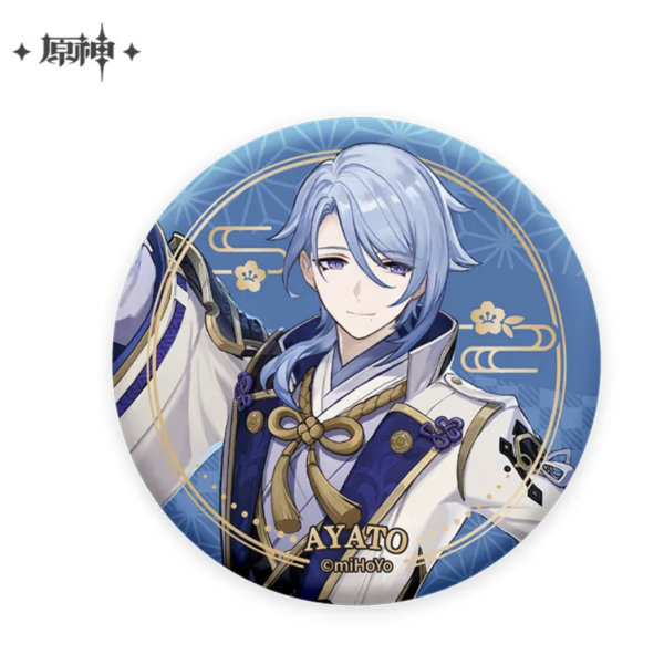 Badge avec personnage-Genshin Impact- Inazuma City Theme Series - Kamisato Ayato 7.5cm