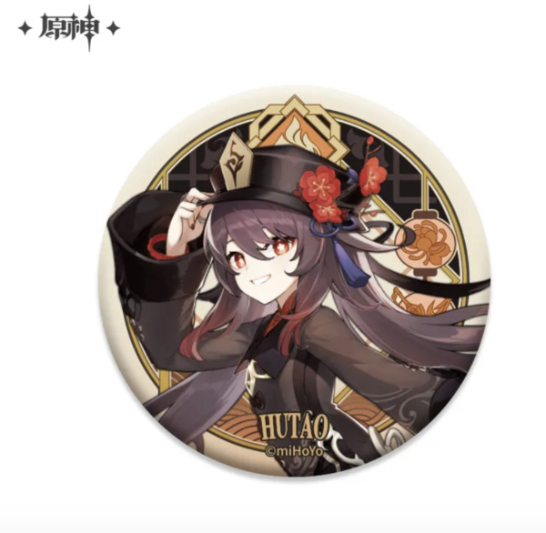 Badge avec personnage-Genshin Impact-Liyue Habor Series - Hutao 75mm